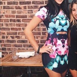 Body conscious mini dress